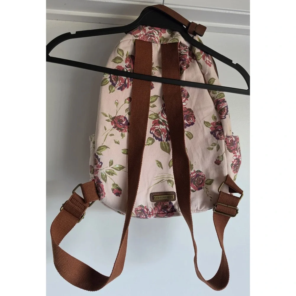 Madden Girl Backpack Pink Women Boho Bag Purse Rucksack Travel Tote Satchel